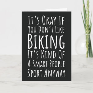 Tarjetas Divertidas de Ciclismo Humor de Ciclista 