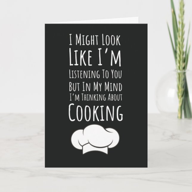 Tarjetas Divertidas de Cocina Humor Sarcástico Ami (Anverso)