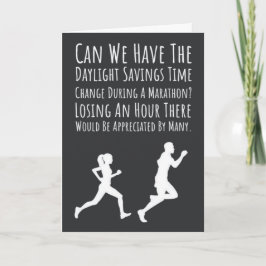 Tarjetas Divertidas de Corredor de Maratón Corredo
