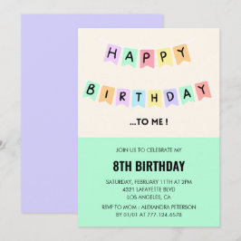 Tarjetas divertidas de cumpleaños número 8 Feliz C