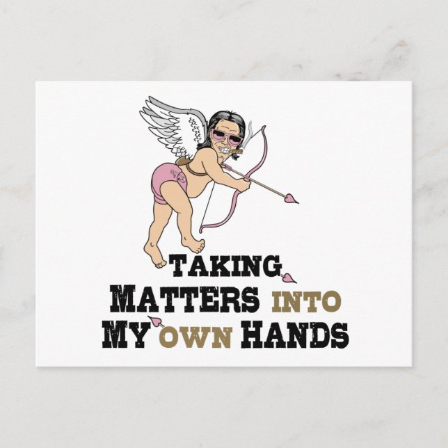 Tarjetas divertidas de Cupido (Anverso)