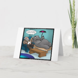 Tarjetas Divertidas de Elefante en Terapia Camiset