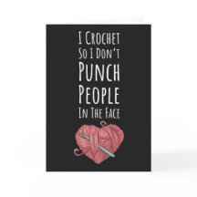 Tarjetas Divertidas de Ganchillo Decir Hilo de Gan