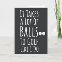 Tarjetas Divertidas de Golf para Él Papá Abuelo Go