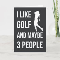 Tarjetas Divertidas de Golf para Ella Día de Golf 