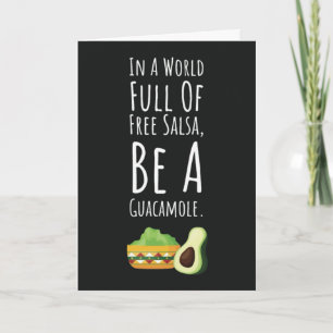 Tarjetas Divertidas de Guacamole Fiesta Aguacate M