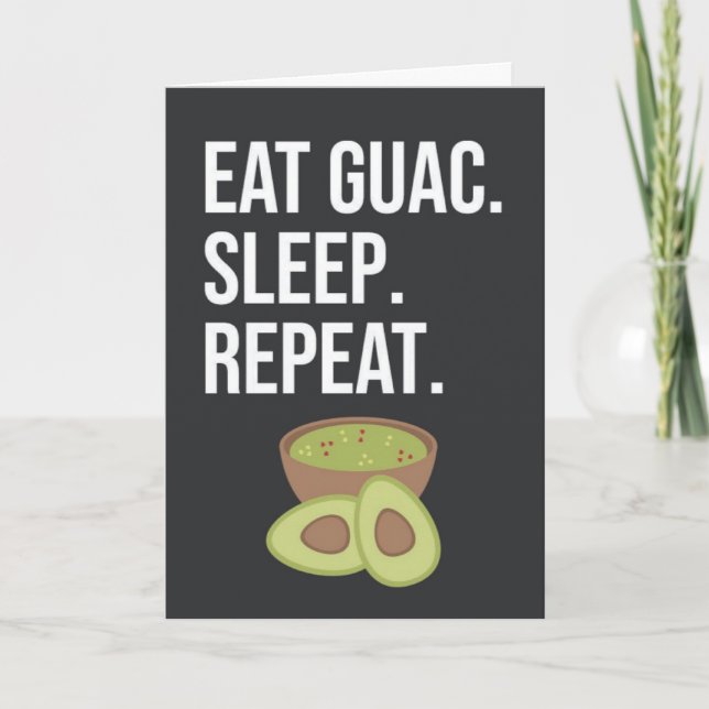Tarjetas Divertidas de Guacamole Lindas Tarjetas d (Anverso)