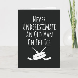 Tarjetas Divertidas de Hockey para Hombres Frases 