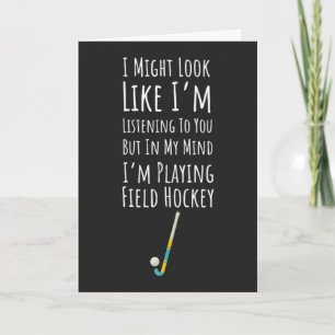 Tarjetas Divertidas de Hockey sobre Césped Equipo 