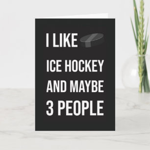 Tarjetas Divertidas de Hockey sobre Hielo Equipo P