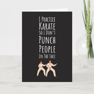 Tarjetas Divertidas de Karate Chiste Humor Artes M