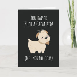 Tarjetas Divertidas de Mamá Cabra para Ella Animal