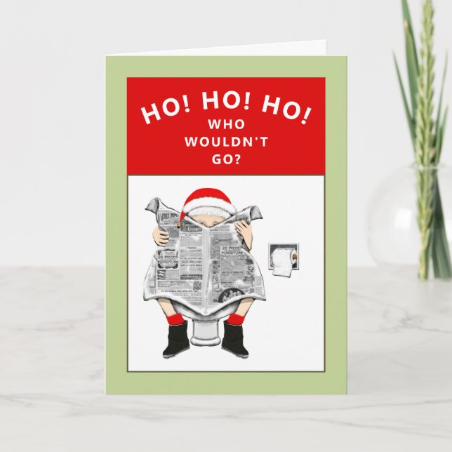Tarjetas divertidas de Navidad (Anverso)
