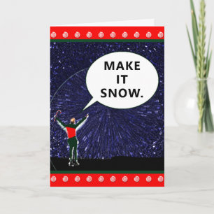 Tarjetas divertidas de Navidad de ciencia ficción 