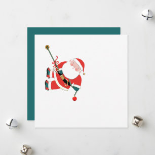 Tarjetas divertidas de Navidad de escalada en roca