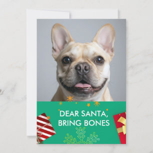 Tarjetas divertidas de Navidad – Happy French Bull