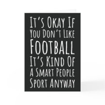 Tarjetas Divertidas de Otoño para Fans de Fútbol A