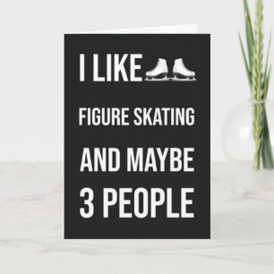 Tarjetas Divertidas de Patinaje Artístico Humor Pa