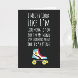 Tarjetas Divertidas de Patinaje sobre Ruedas Patin