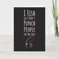 Tarjetas divertidas de pesca Deportes Pescador Pes