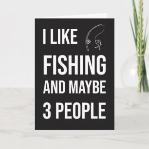 Tarjetas Divertidas de Pesca Esposo Novio Humor Pe