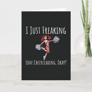 Tarjetas Divertidas de Porristas Baile Deporte Bai