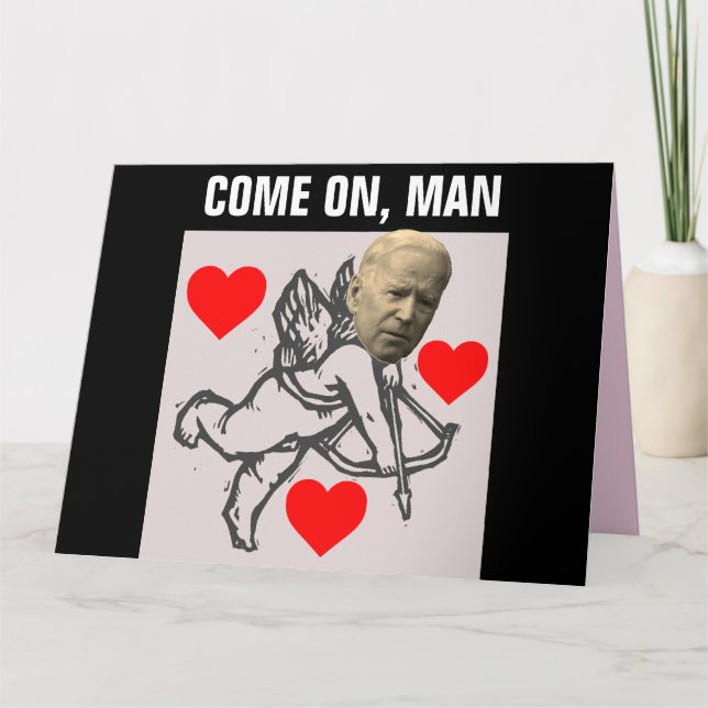 TARJETAS DIVERTIDAS DE SAN VALENTÍN DE JOE BIDEN (Anverso)