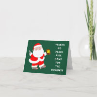 Tarjetas divertidas de softball de Navidad