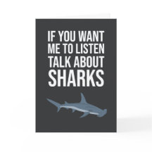 Tarjetas Divertidas de Tiburones Amante del Humor