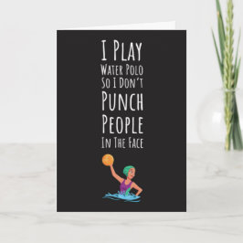 Tarjetas Divertidas de Waterpolo para Ella Humor d