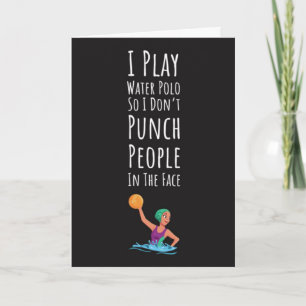 Tarjetas Divertidas de Waterpolo para Ella Humor d