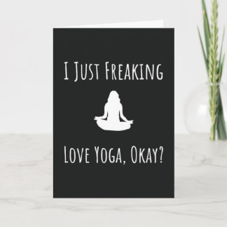Tarjetas Divertidas de Yoga Ejercicio Humor