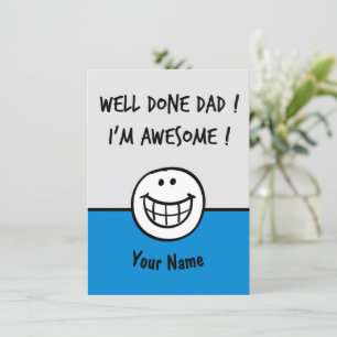 Tarjetas divertidas del día del padre broma