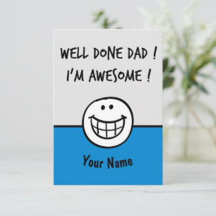 Tarjetas divertidas del día del padre con humor ge