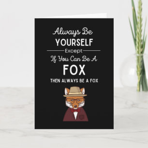 Tarjetas Divertidas del Zorro Citas de Animales co