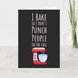 Tarjetas Divertidas Panadero Repostería Cocinar Ch