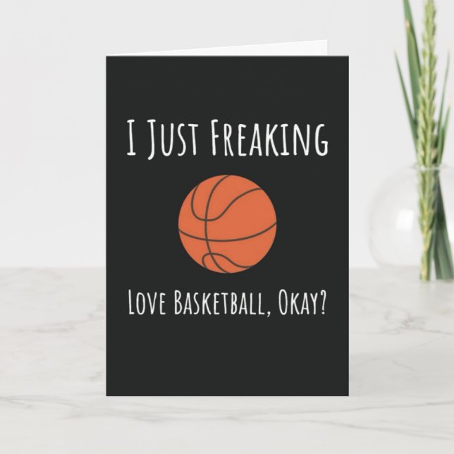 Tarjetas divertidas para aficionados al baloncesto (Anverso)