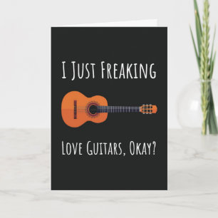 Tarjetas Divertidas para Amantes de la Guitarra Gu