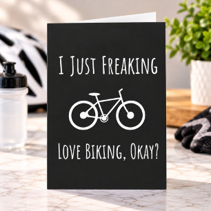 Tarjetas Divertidas para Amantes del Ciclismo Cicl