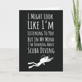 Tarjetas Divertidas y Geniales de Buceo en Apnea y