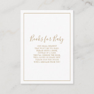 Tarjetas doradas para tarjeta de regalo de baby sh