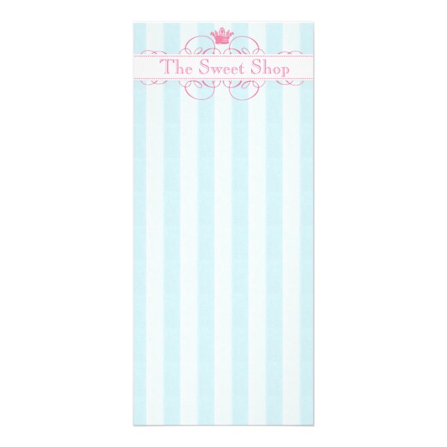 Tarjetas dulces del estante de la tienda de la (Frente)