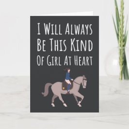 Tarjetas ecuestres para niña amante de los caballo
