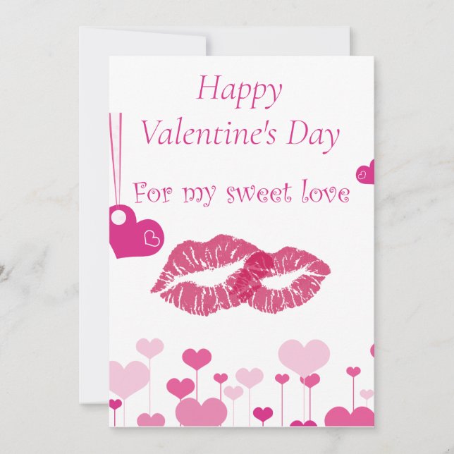 tarjetas el día de San Valentín (Anverso)