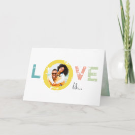 Tarjetas El día de San Valentín de amor fotográfic