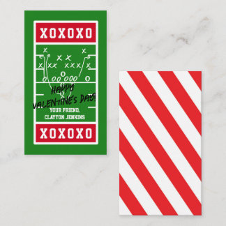 Tarjetas El día de San Valentín de fútbol personal
