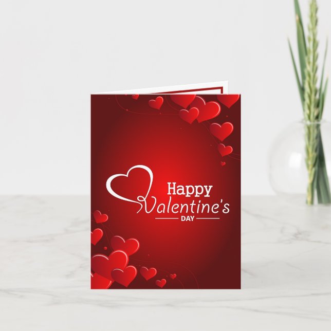 Tarjetas El día de San Valentín personalizadas (Anverso)