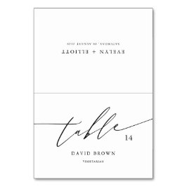 Tarjetas Elegantes De Boda Con Elección De Comida