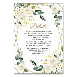 Tarjetas elegantes de envoltorio de Boda geométric