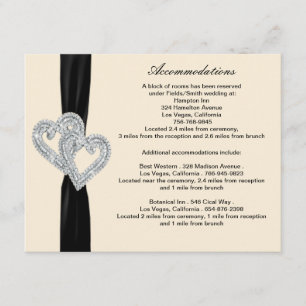 Tarjetas elegantes de envolvente de cinta negra de